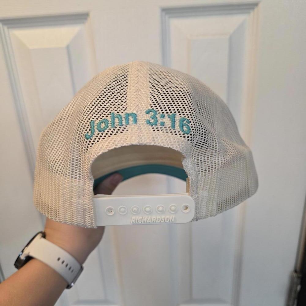 Richardson 115 Dutton Bits The Bit Makers Baseball Cap Blue/White - Picture 3 of 5